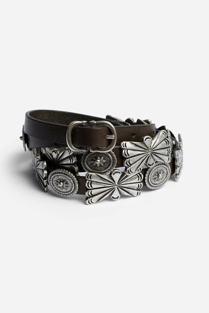 Johnny Was ARMATURA ITALIAN LEATHER CONCH BELT