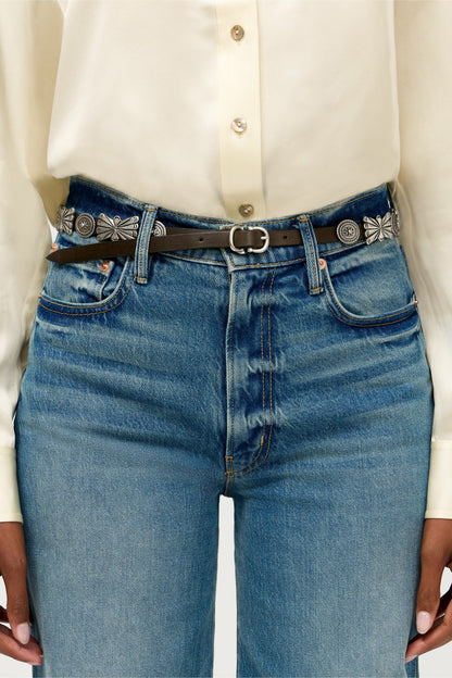 Johnny Was ARMATURA ITALIAN LEATHER CONCH BELT