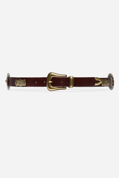Johnny Was GUSCIO ITALIAN LEATHER CONCH BELT