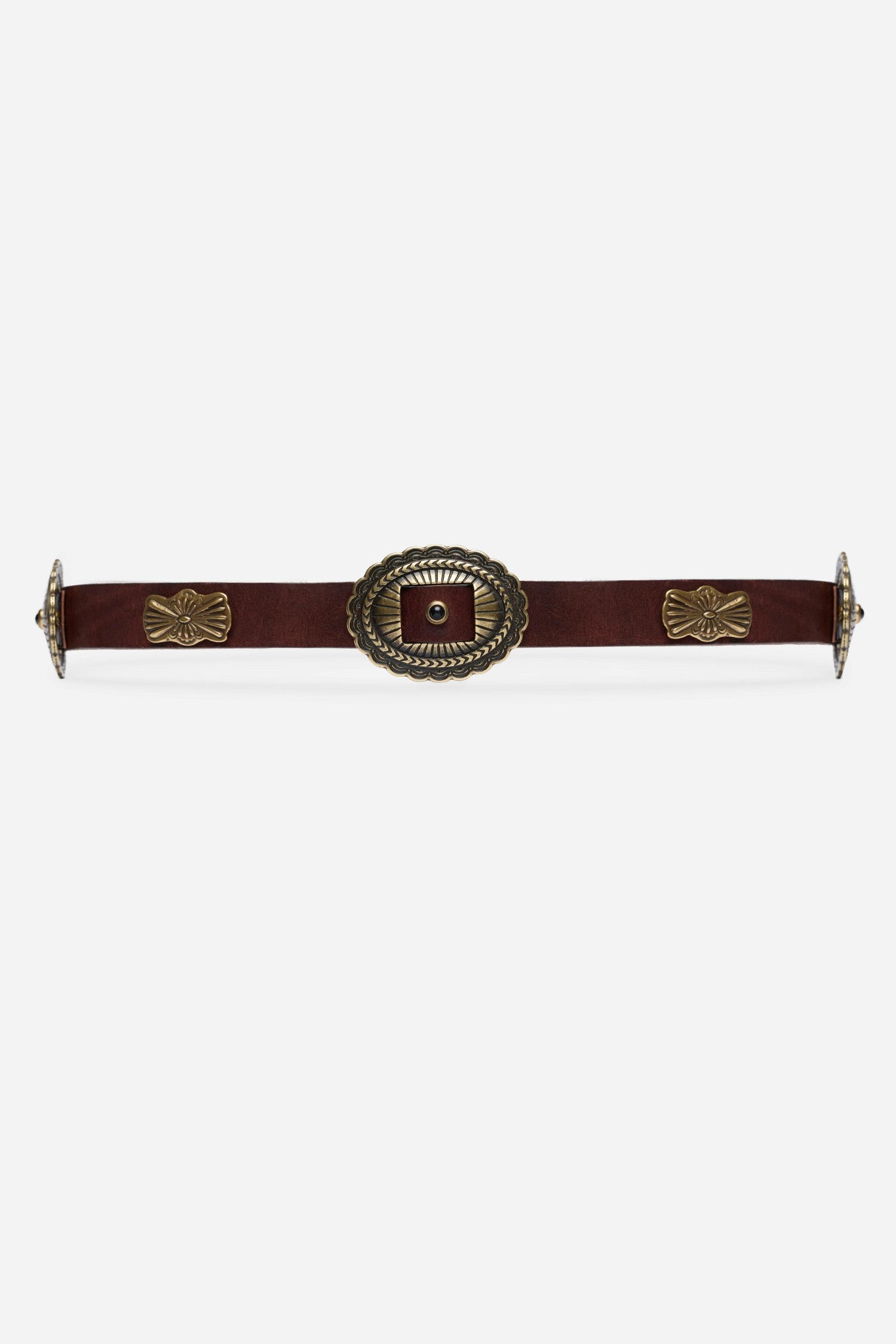 Johnny Was GUSCIO ITALIAN LEATHER CONCH BELT
