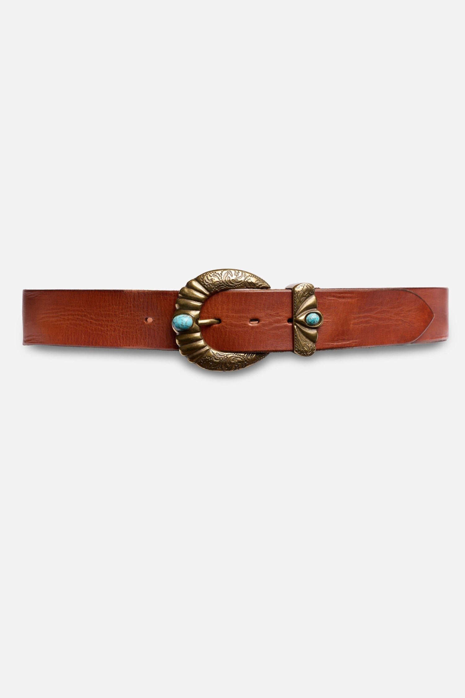 Johnny Was CRESTA ITALIAN LEATHER CONCH BELT