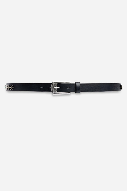 Johnny Was FLOREALE ITALIAN LEATHER CONCH BELT