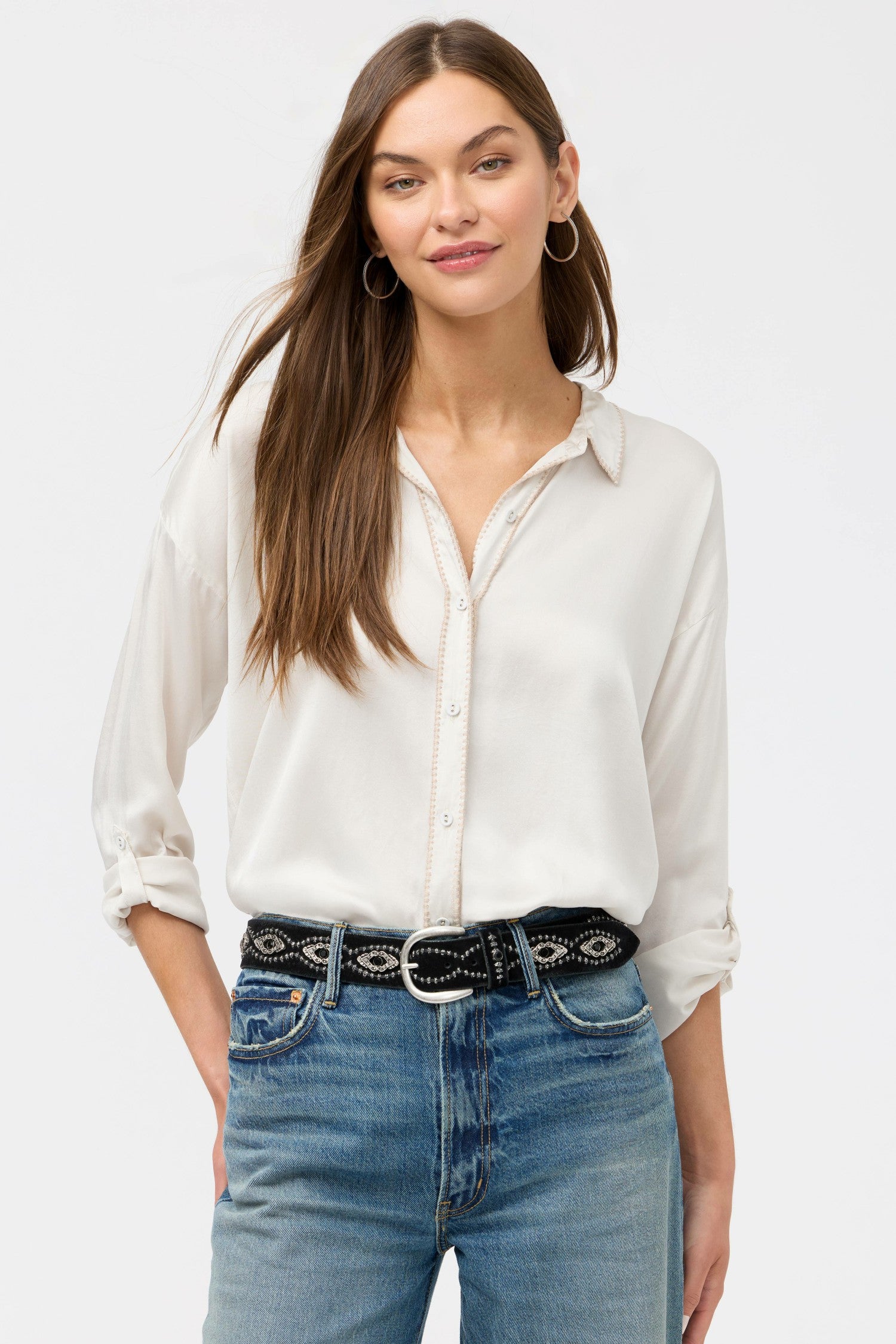 Johnny Was SPLENDORE ITALIAN SUEDE BELT