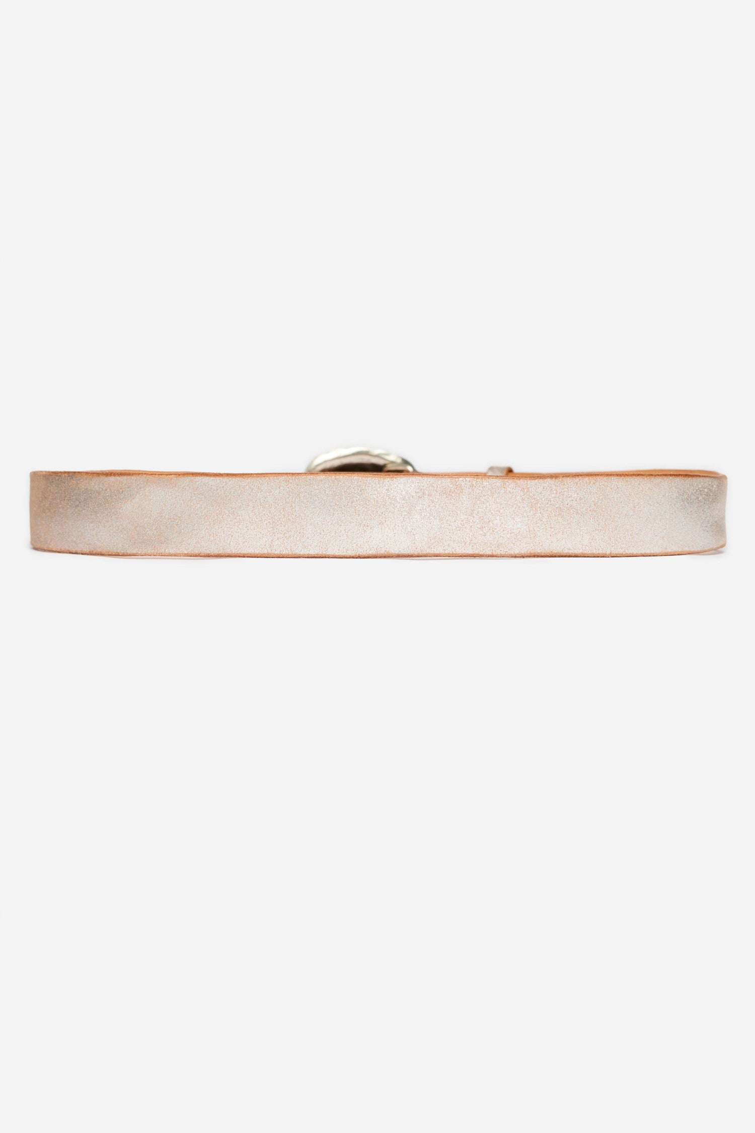 Johnny Was ARGENTO ITALIAN LEATHER METALLIC BELT