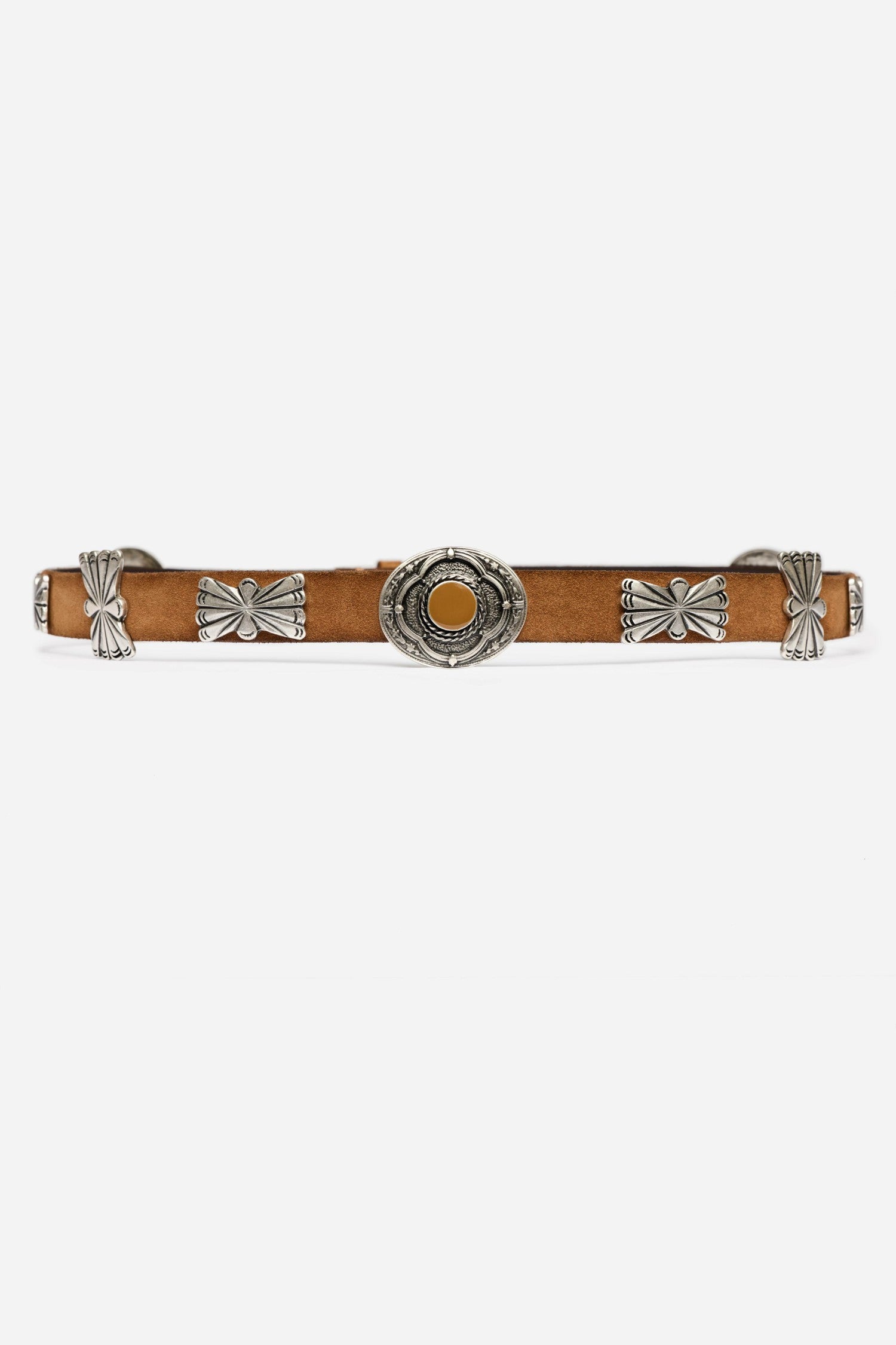 Johnny Was SPILLA ITALIAN SUEDE CONCH BELT