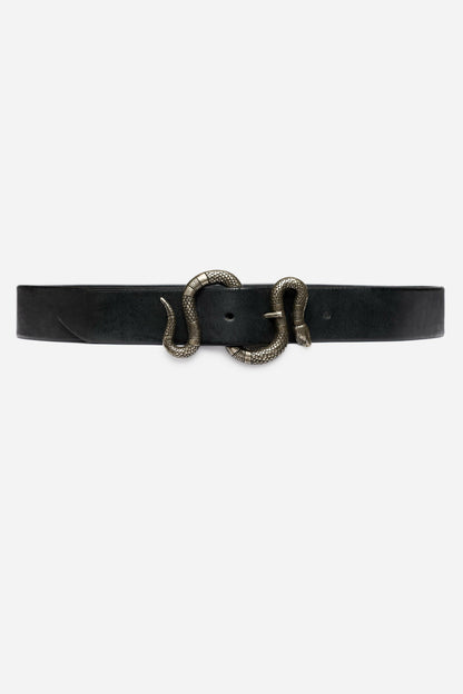 Johnny Was SERPENTINE ITALIAN LEATHER BELT
