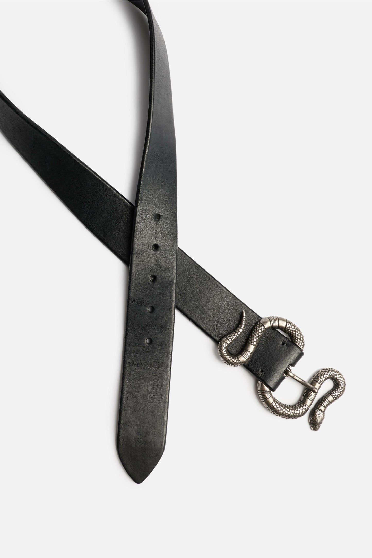 Johnny Was SERPENTINE ITALIAN LEATHER BELT