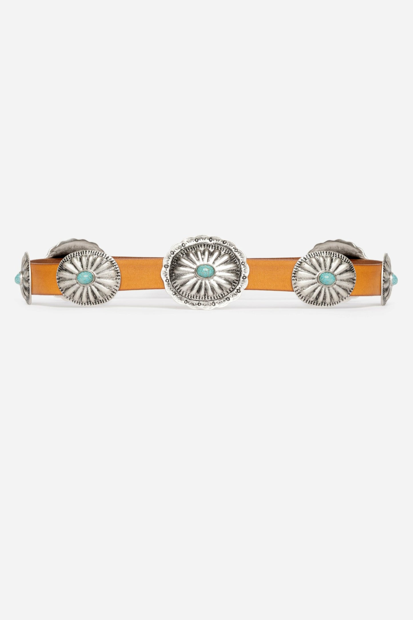 Johnny Was PETALO ITALIAN LEATHER CONCH BELT