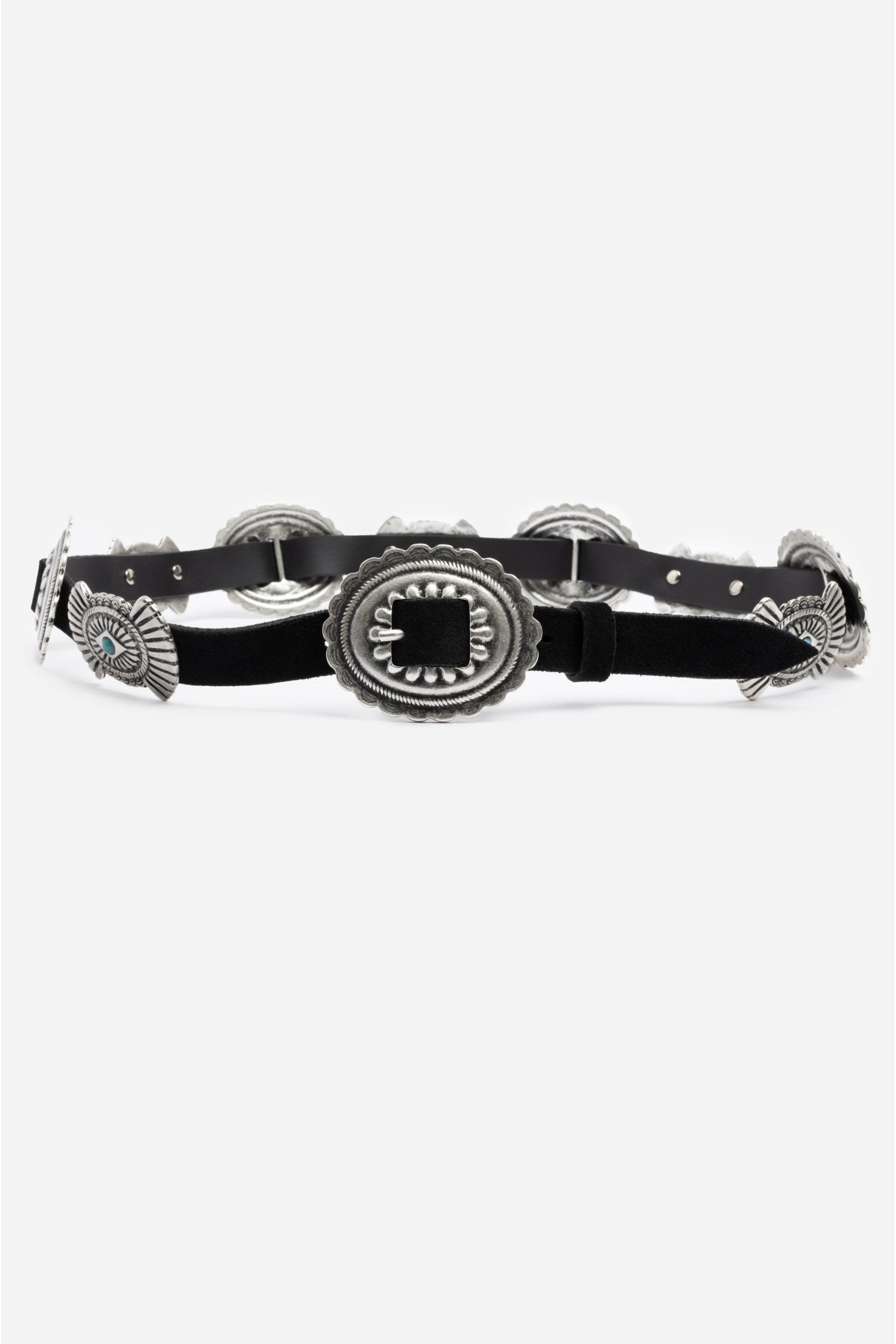 Johnny Was Sole Italian Leather Conch Belt