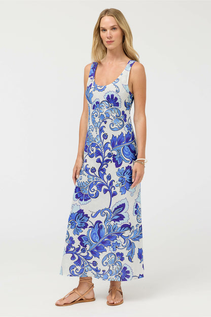 Johnny Was LINEN BIAS TANK DRESS