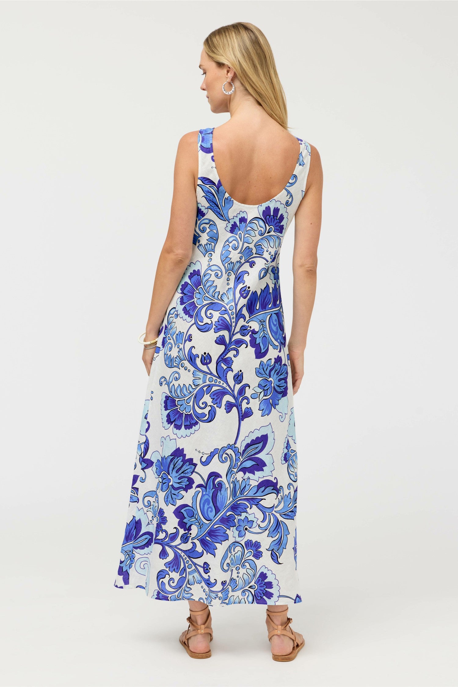 Johnny Was LINEN BIAS TANK DRESS