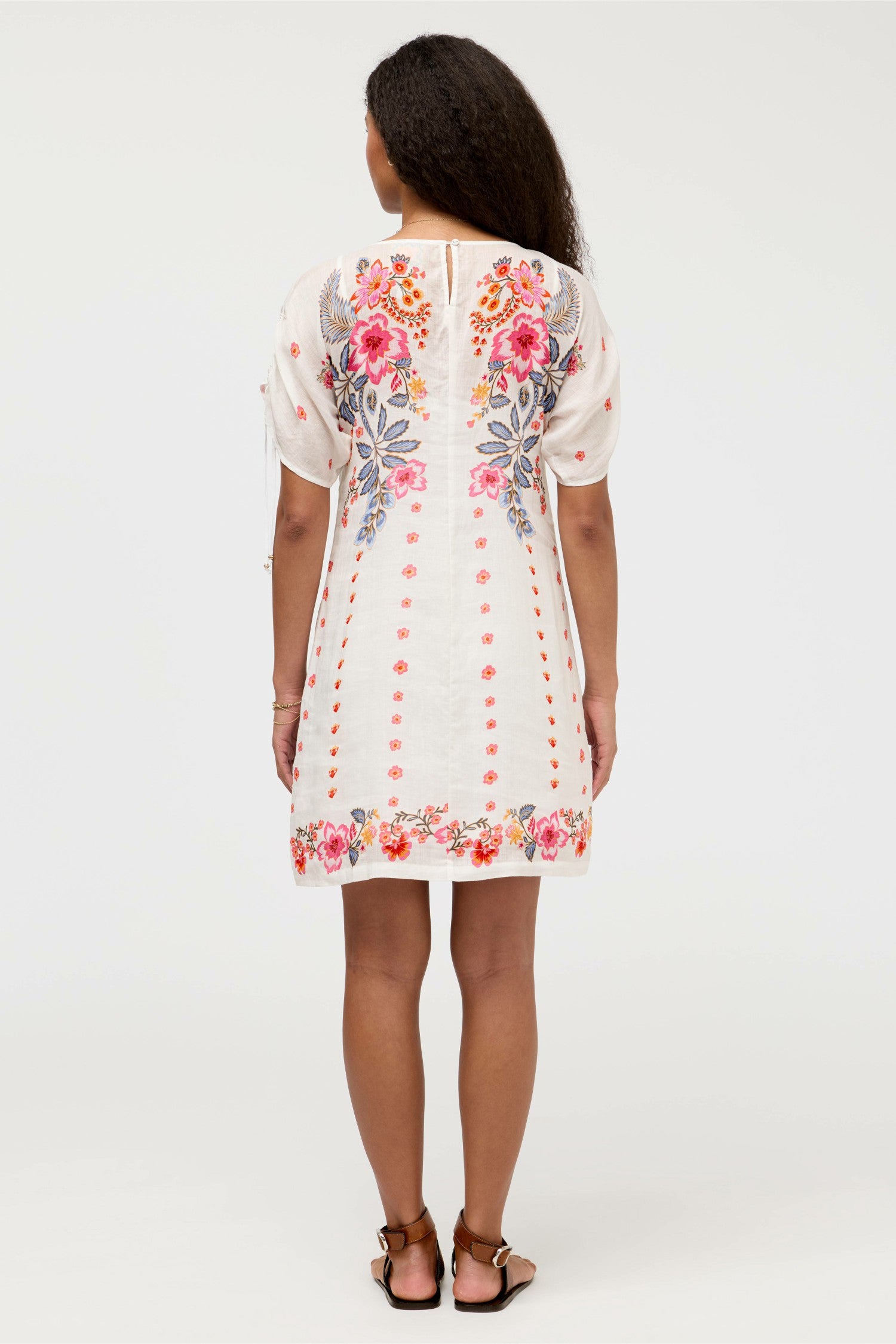Johnny Was RUCHED SLEEVE DRESS