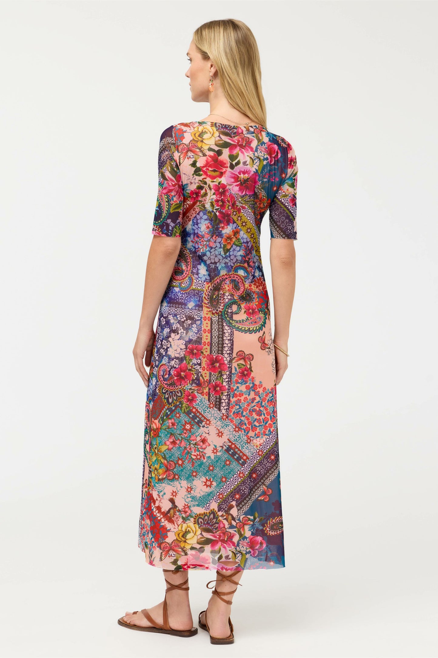 Johnny Was ASTRID MESH MIDI DRESS