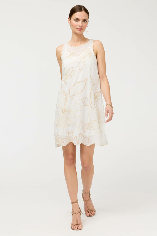Johnny Was TANK SHIFT DRESS
