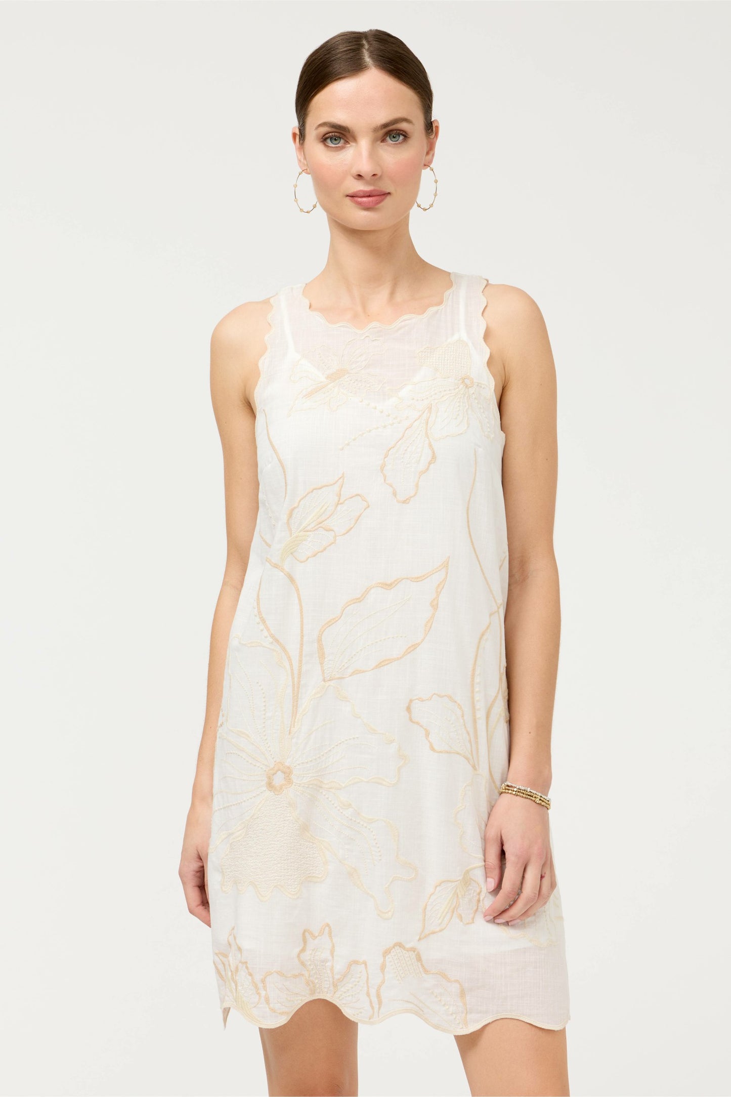 Johnny Was TANK SHIFT DRESS