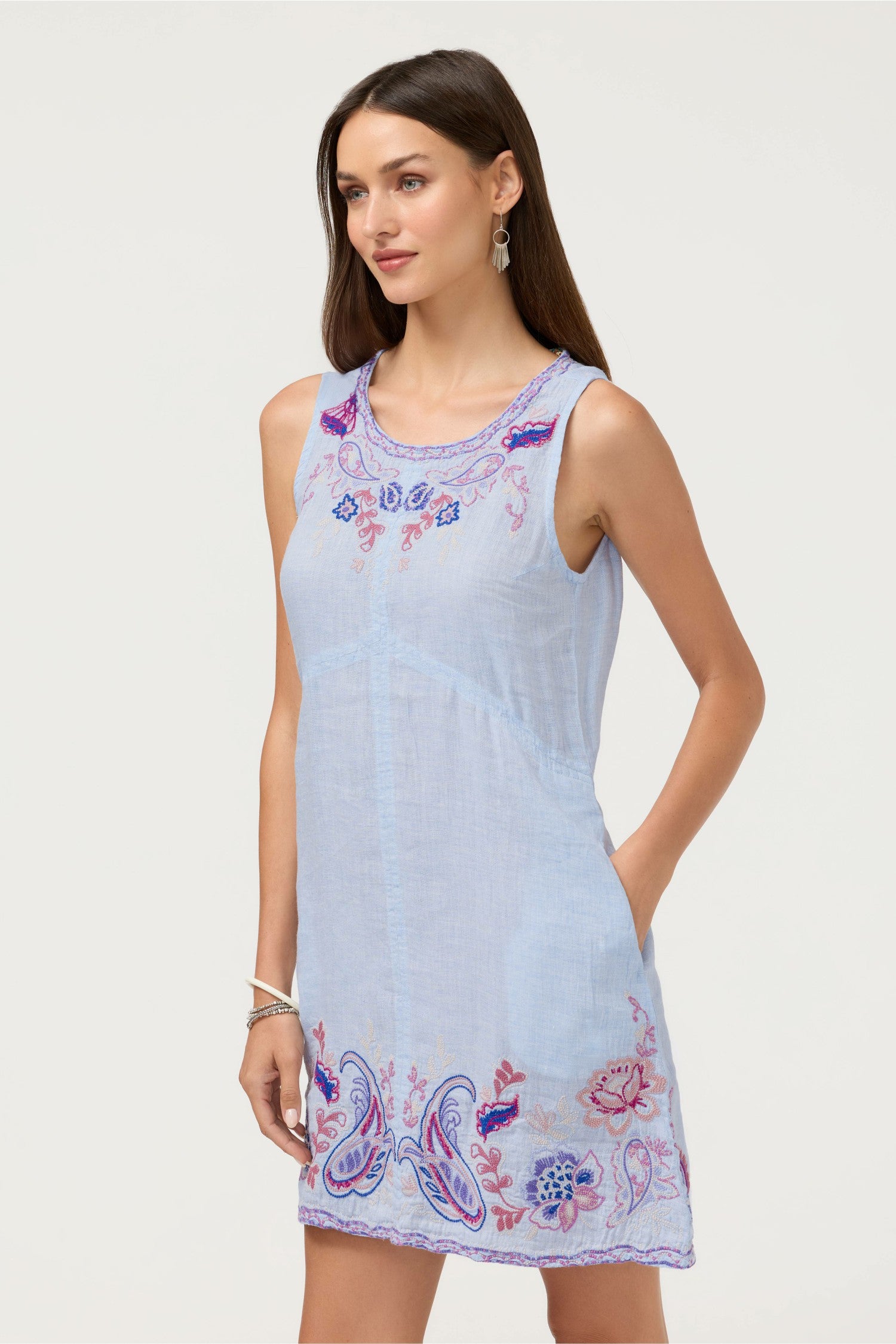 Johnny Was CHEVRON TANK DRESS