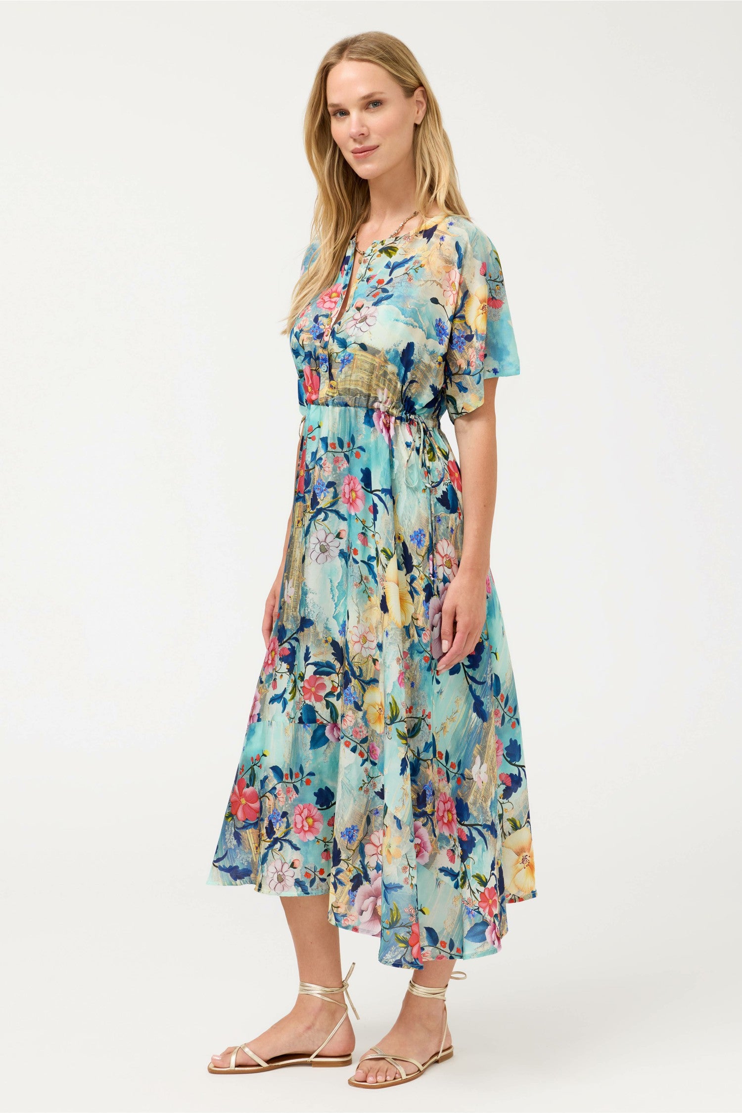 Johnny Was LIA MIDI DRESS