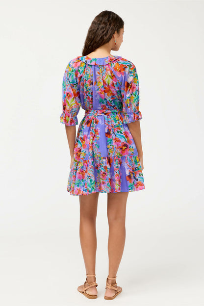 Johnny Was SUZY TIERED MINI DRESS