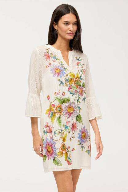 Johnny Was RUFFLE SLEEVE DRESS