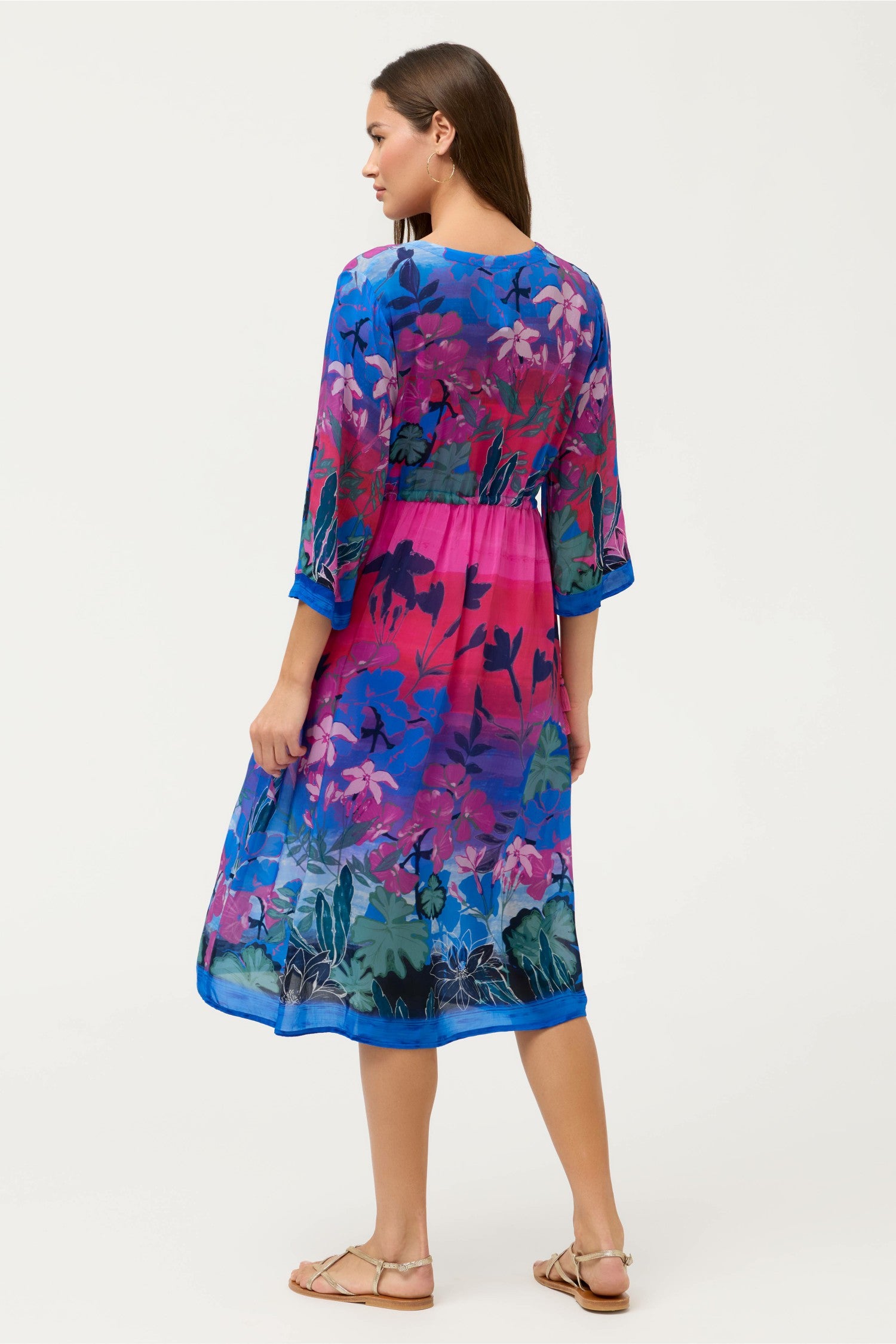 Johnny Was MIDI NEKANEH DRESS
