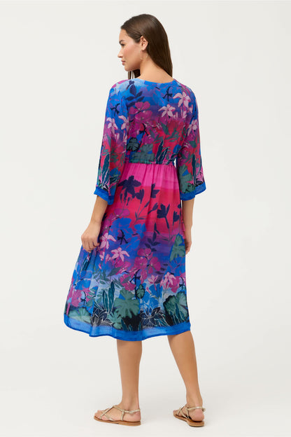 Johnny Was MIDI NEKANEH DRESS
