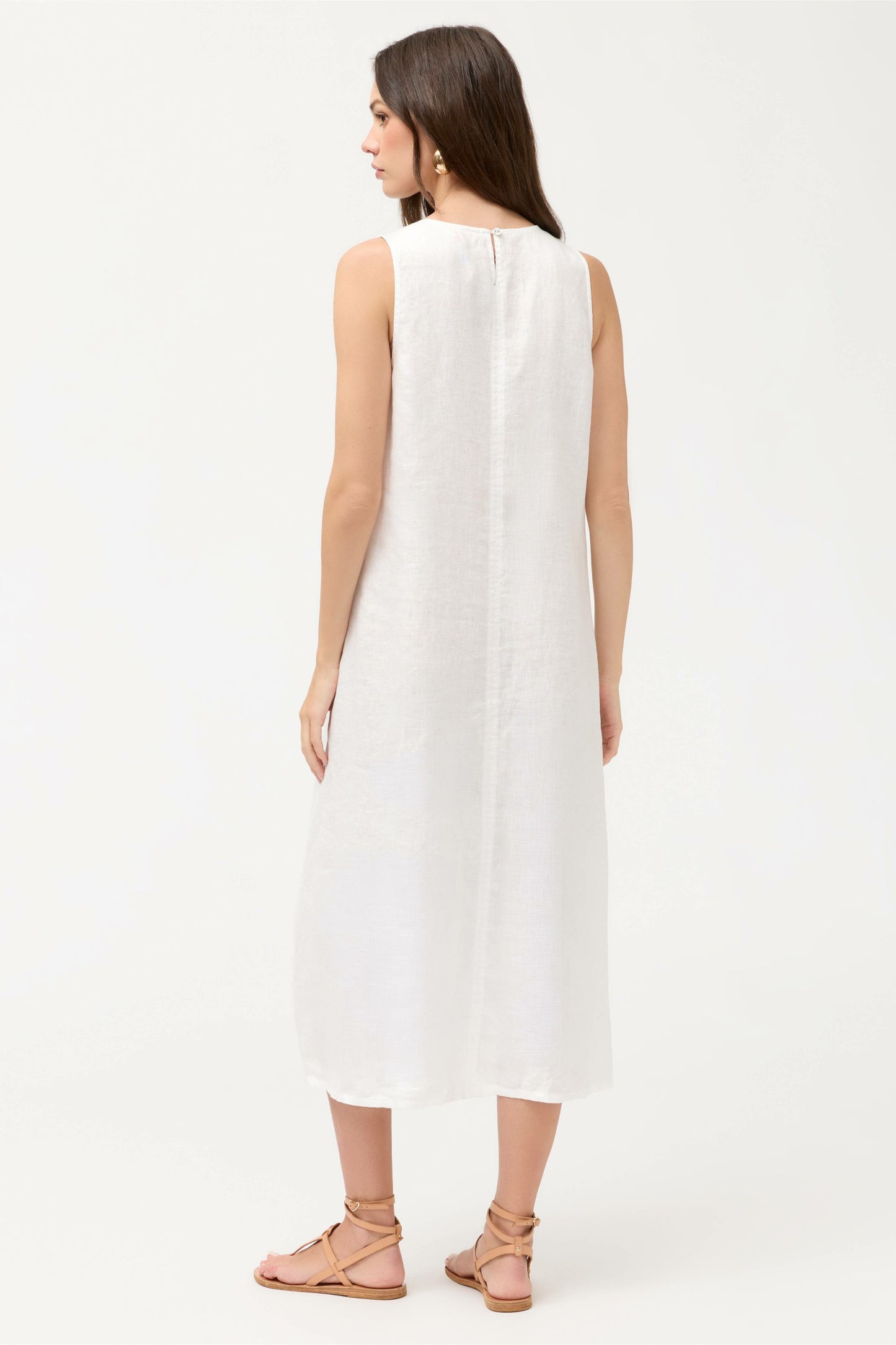 Johnny Was LINEN TANK DRESS
