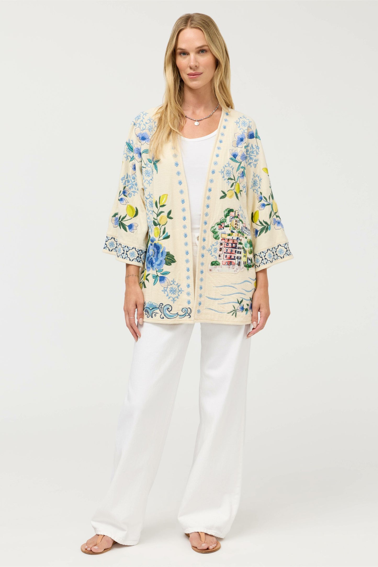 Johnny Was BIYA SHORT KIMONO