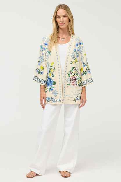 Johnny Was BIYA SHORT KIMONO