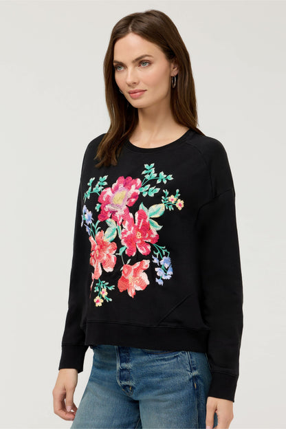 Johnny Was CELIORA SEAMED SWEATSHIRT