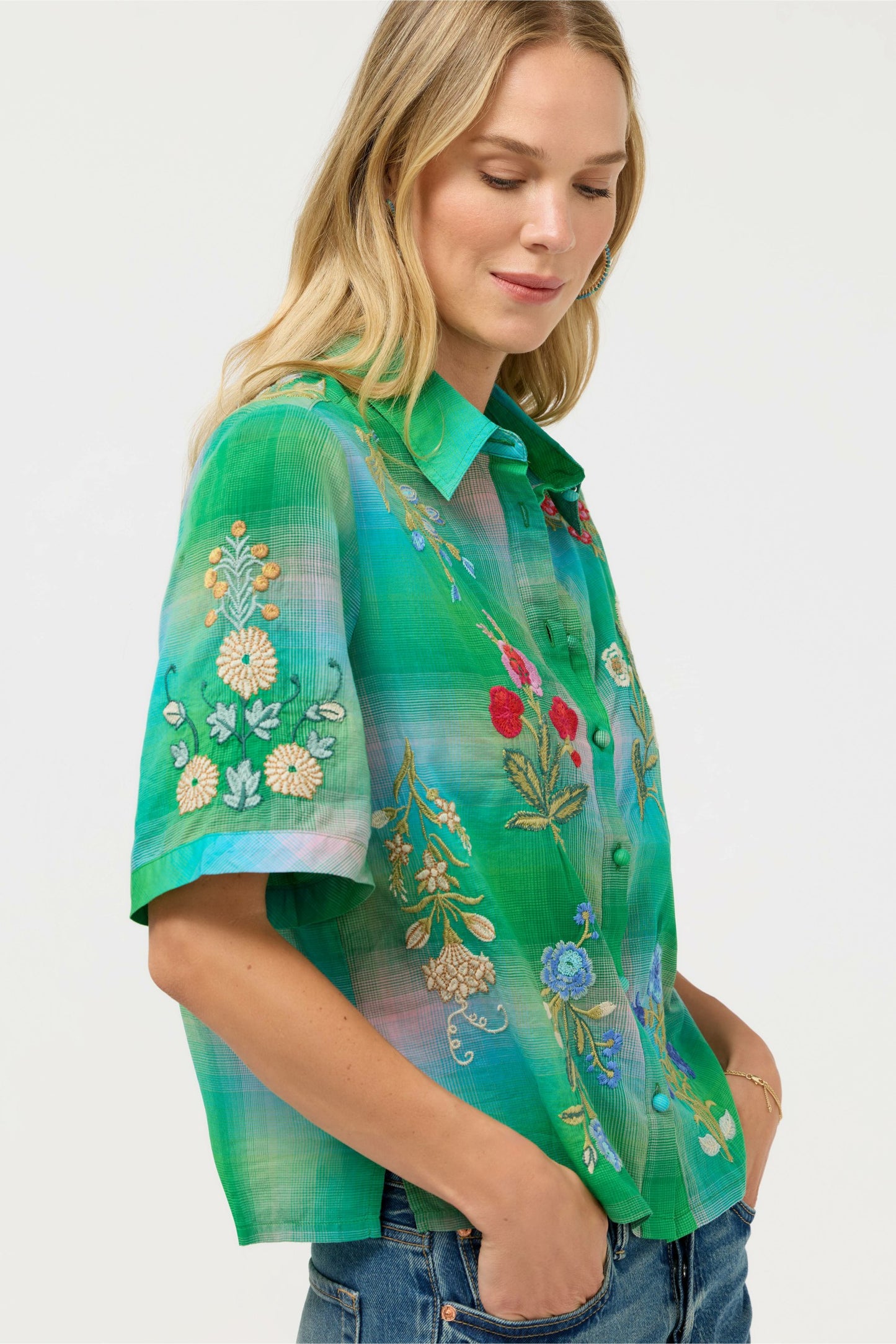 Johnny Was RELAXED KIMONO SHIRT