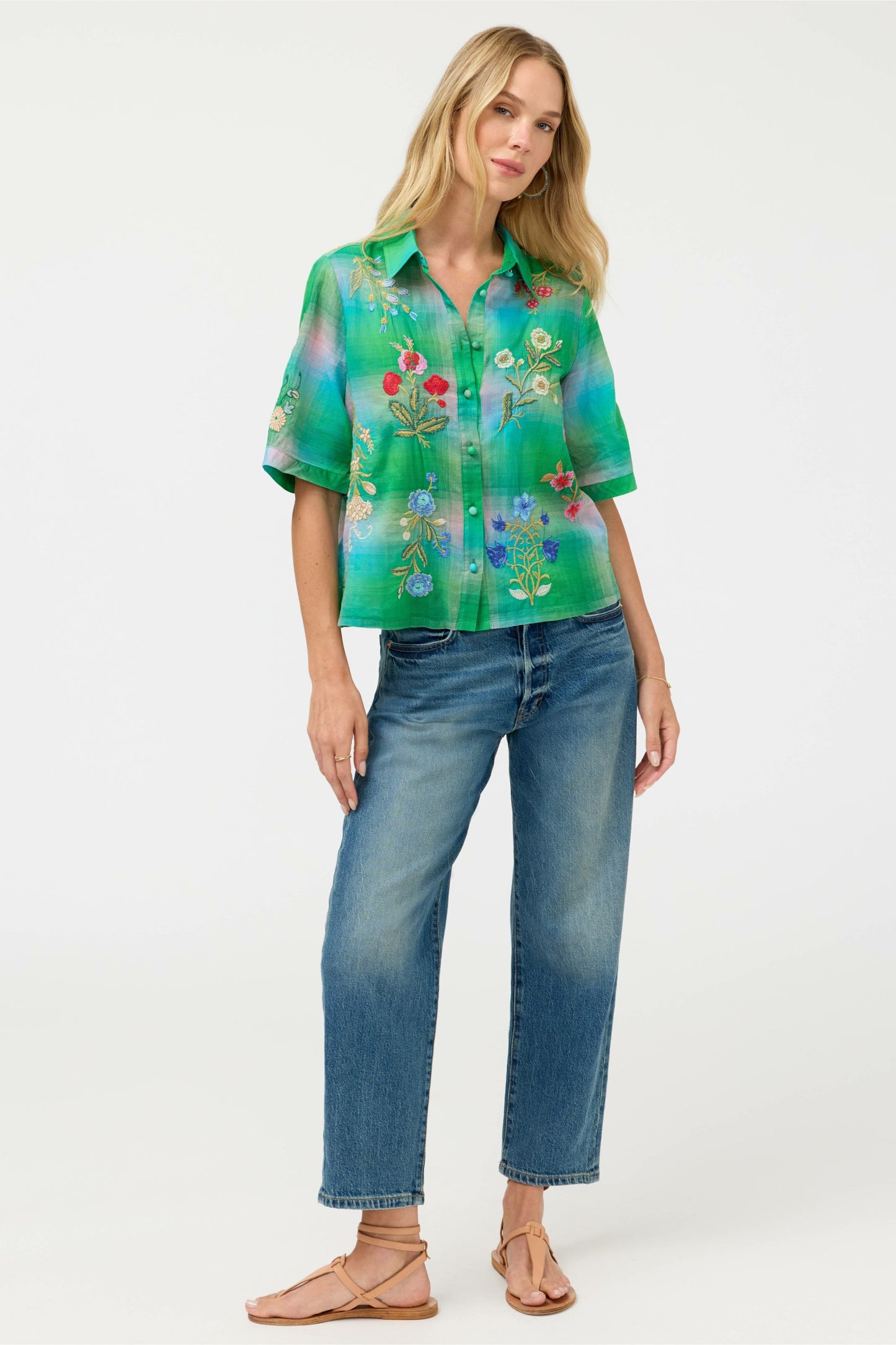 Johnny Was RELAXED KIMONO SHIRT