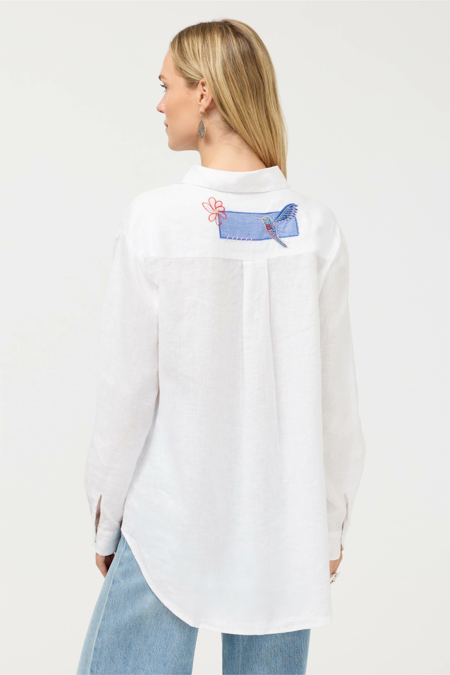 Johnny Was JW X ASHLEY PERCIVAL OVERSIZED SHIRT