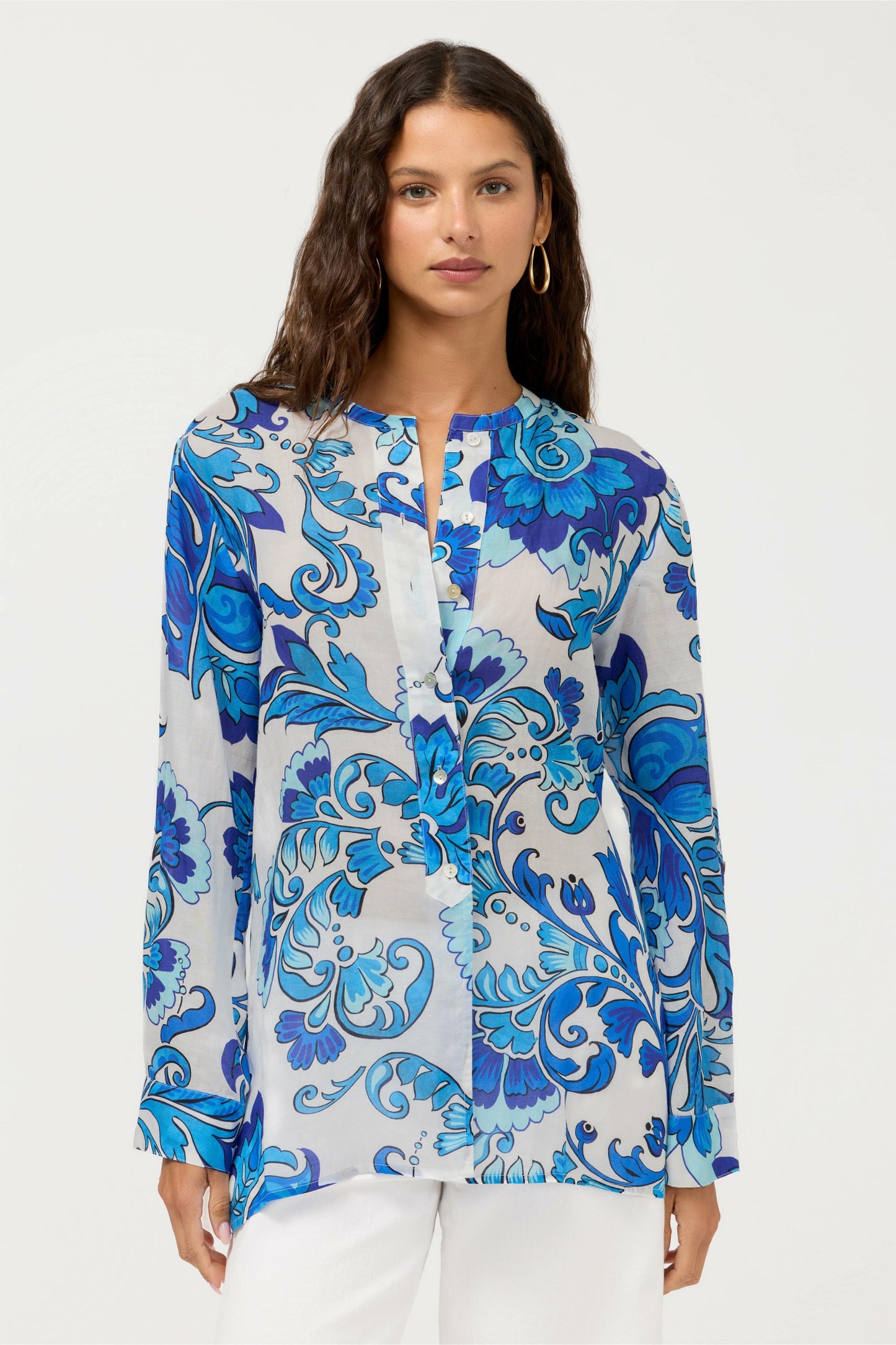 Johnny Was HENLEY POPOVER TUNIC