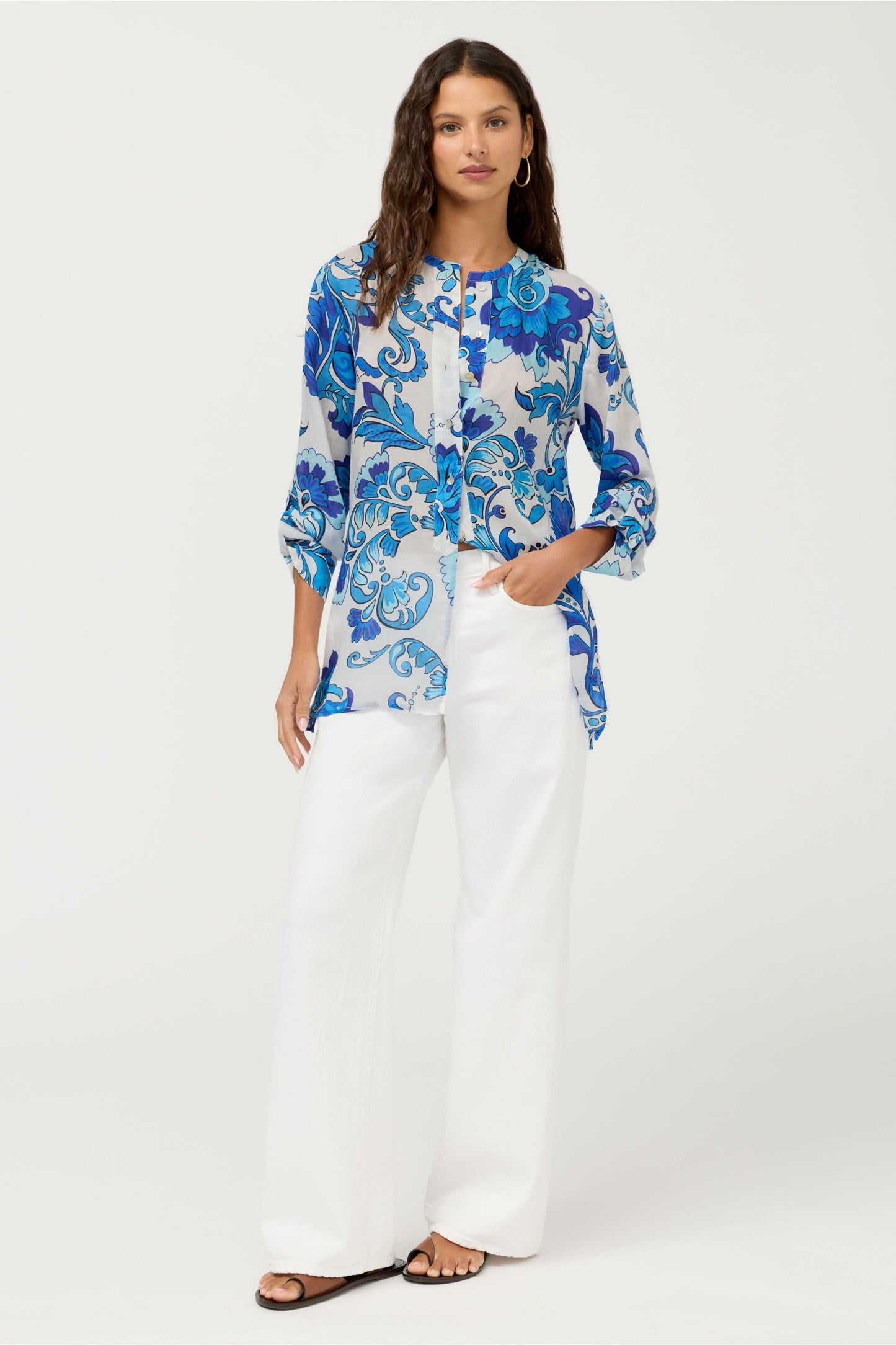 Johnny Was HENLEY POPOVER TUNIC