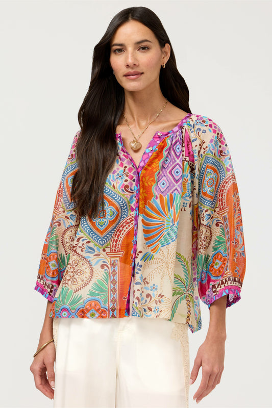 Johnny Was MICHAELLA PEASANT BLOUSE
