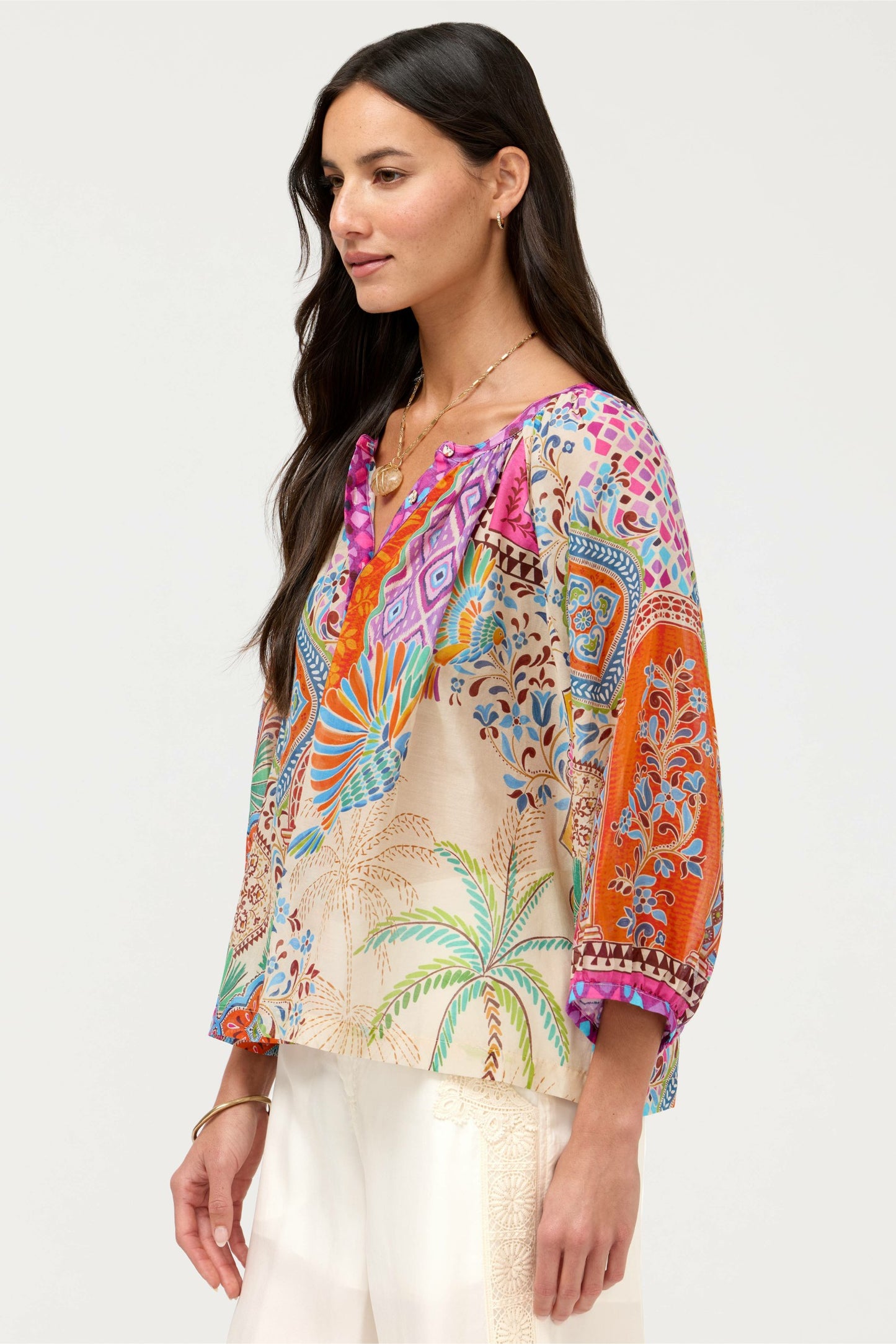 Johnny Was MICHAELLA PEASANT BLOUSE