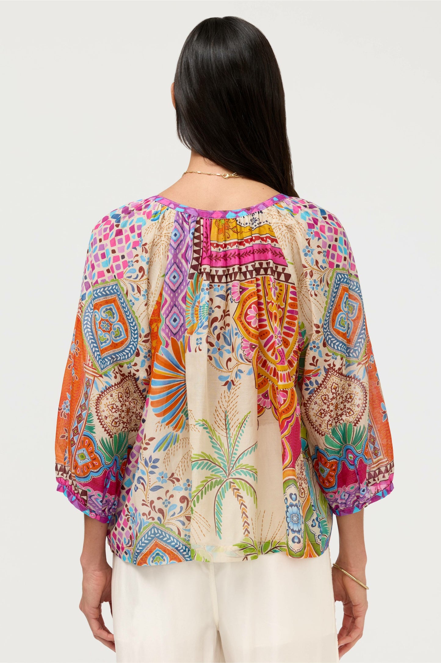 Johnny Was MICHAELLA PEASANT BLOUSE