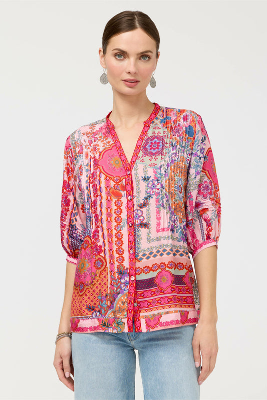 Johnny Was VACANZA BLOUSE