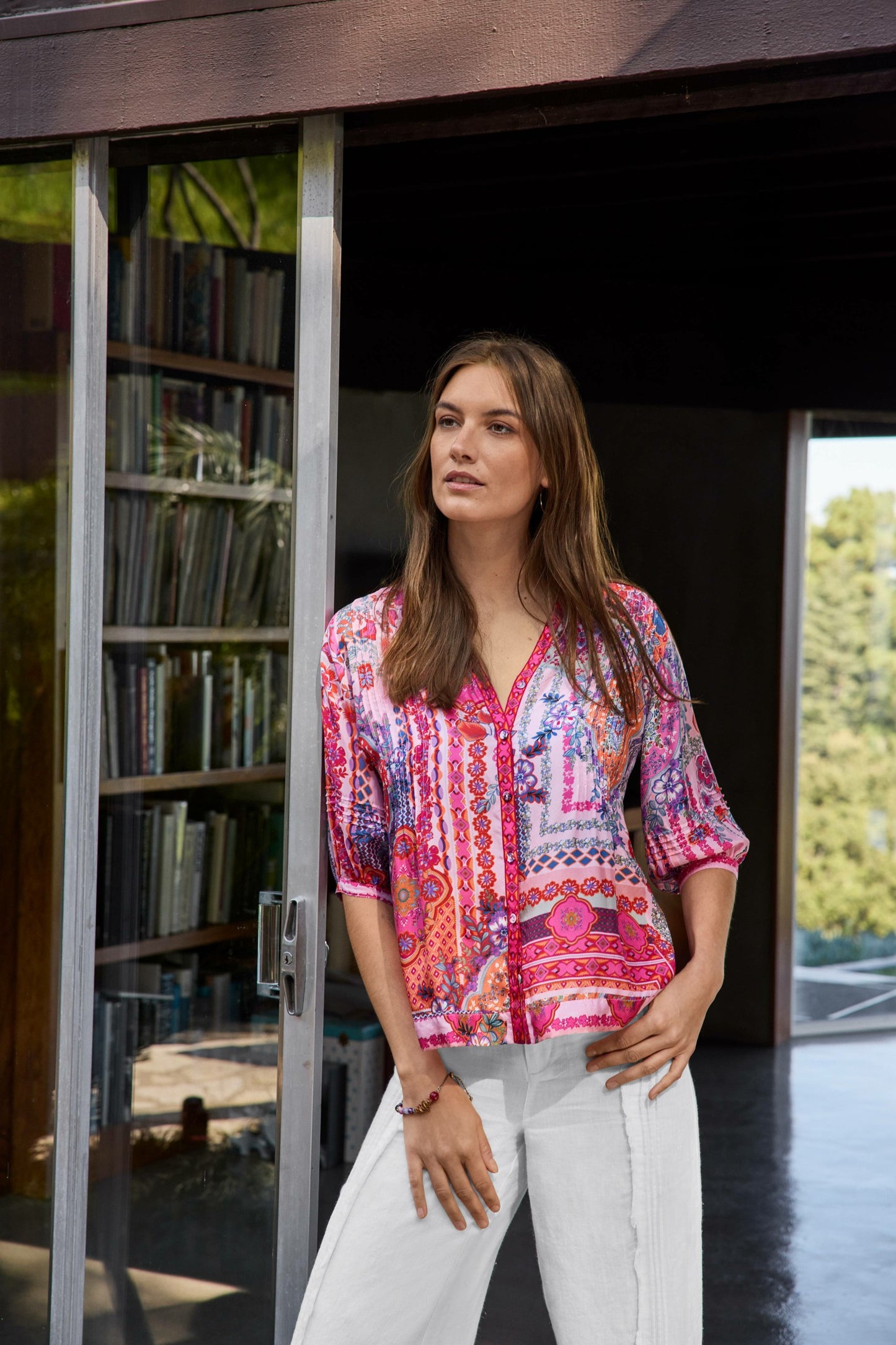 Johnny Was VACANZA BLOUSE