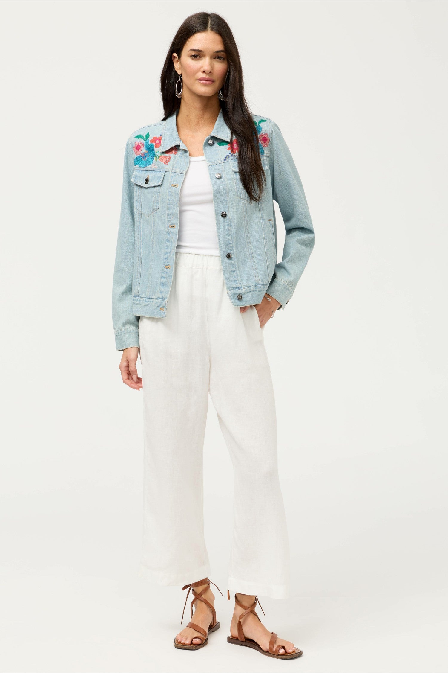 Johnny Was SOLINE DENIM JACKET