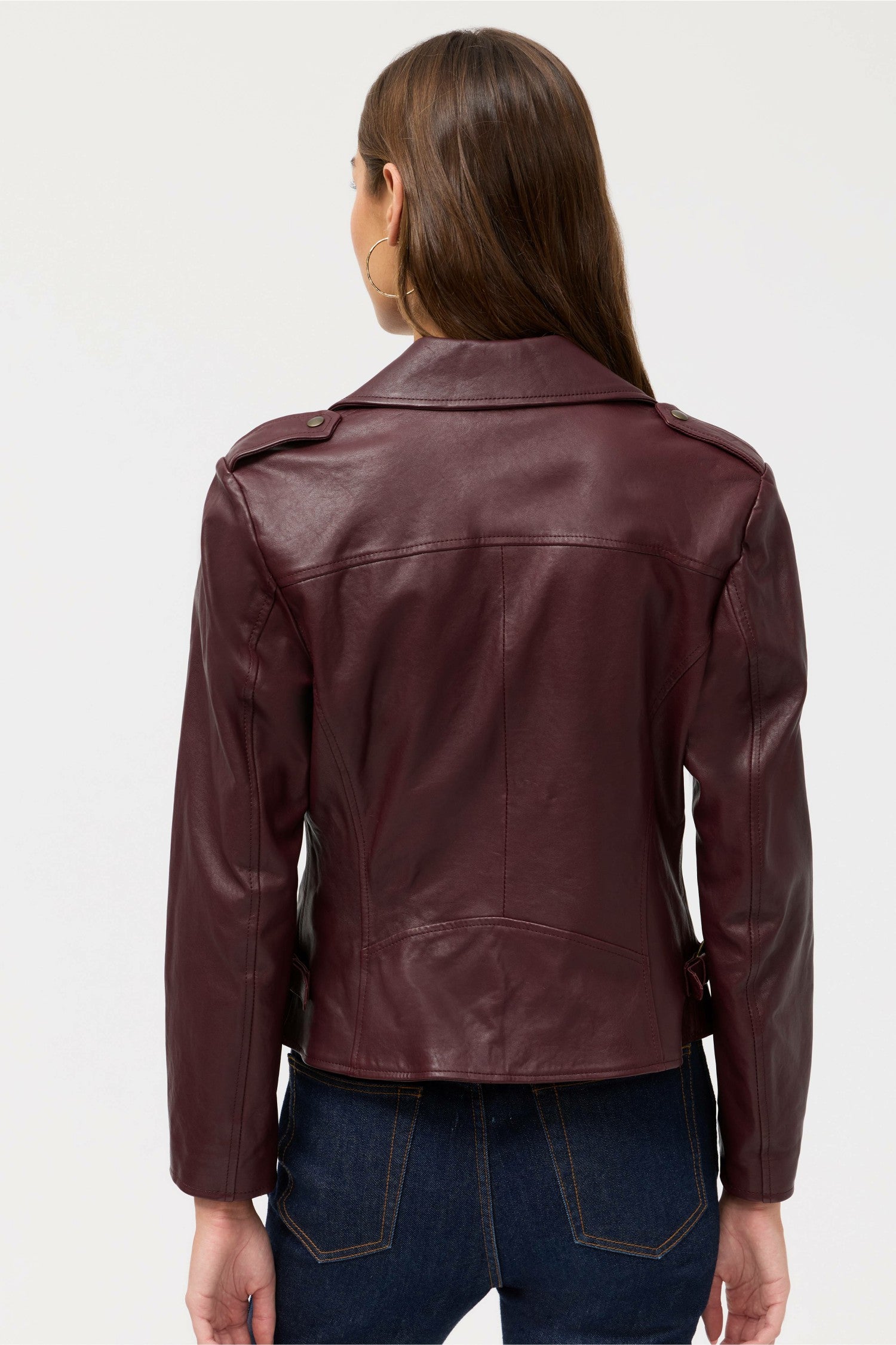 Johnny Was ITALIAN LEATHER MOTO JACKET