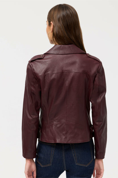 Johnny Was ITALIAN LEATHER MOTO JACKET