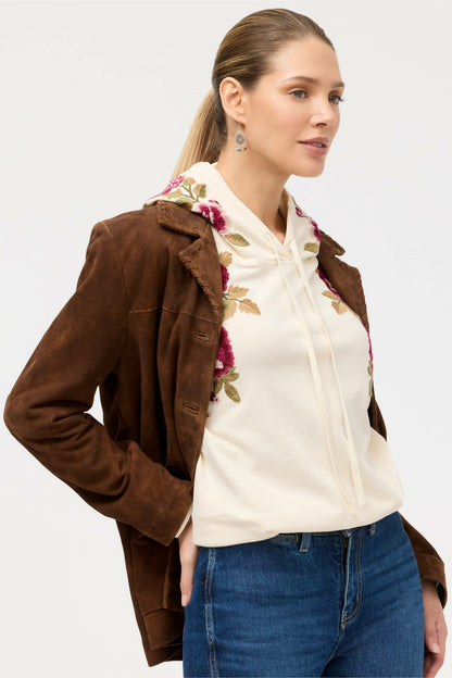 Johnny Was MEHDI HOODED SWEATSHIRT TUNIC