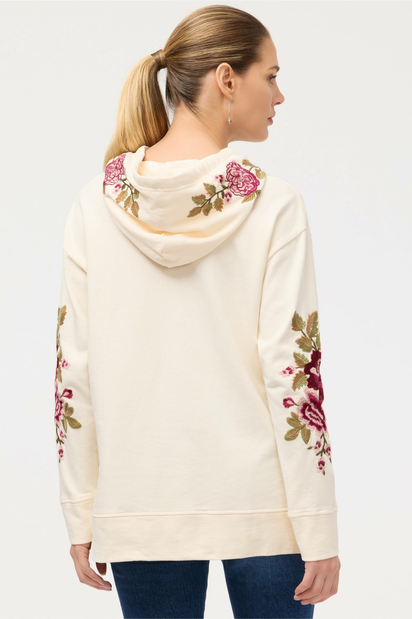 Johnny Was MEHDI HOODED SWEATSHIRT TUNIC