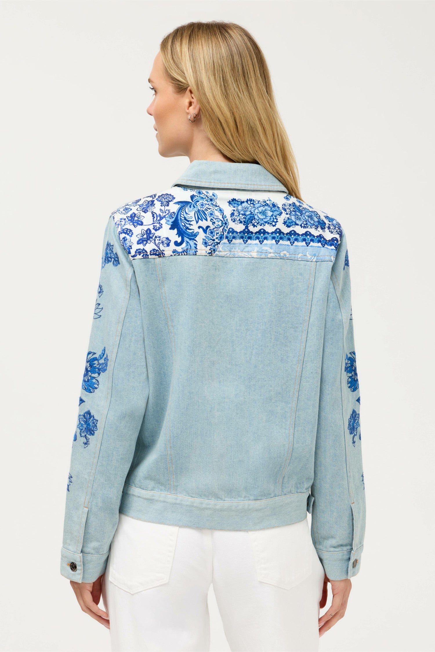Johnny Was BANDANA DENIM JACKET