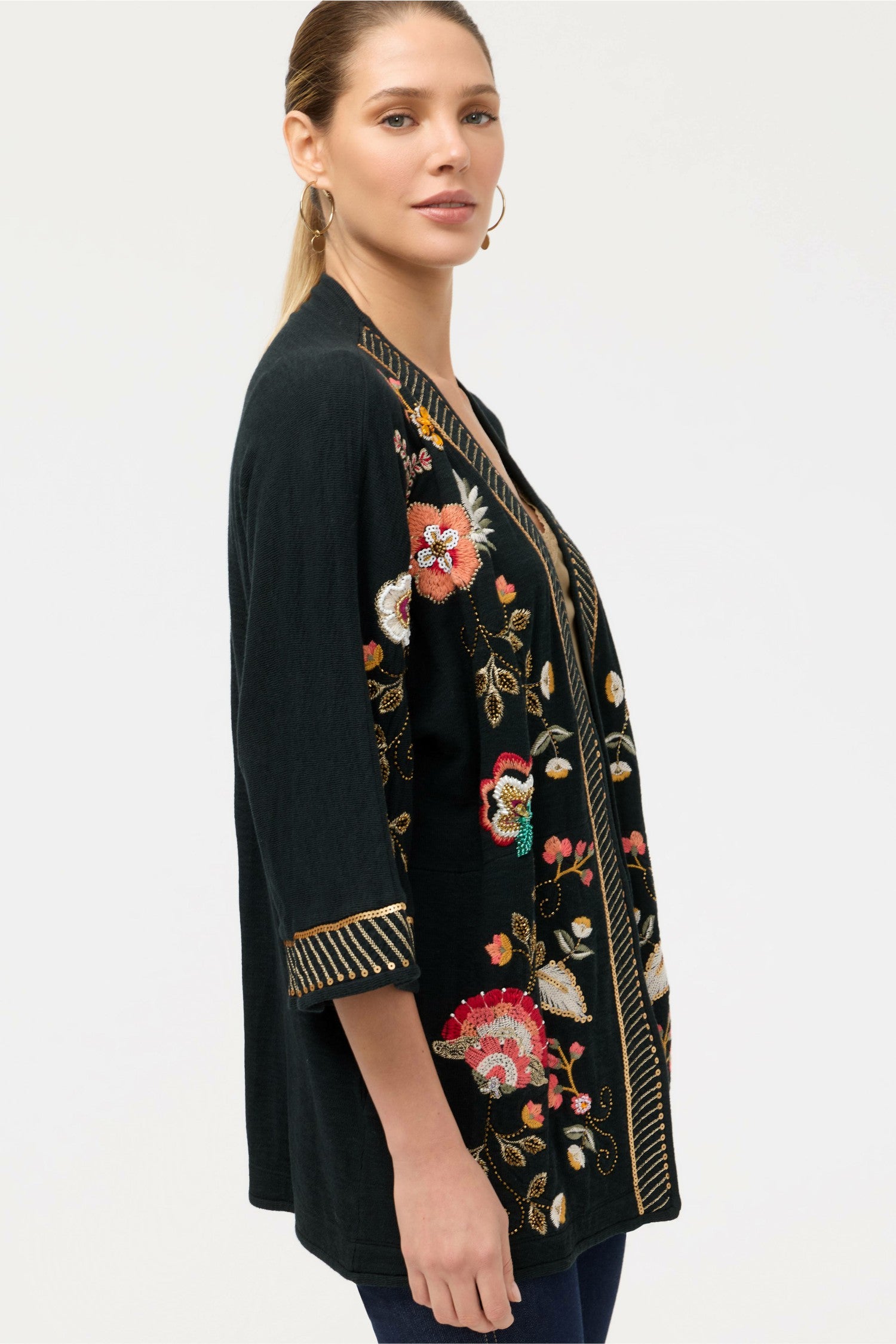 Johnny Was BIYA SHORT KIMONO