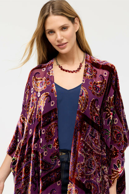 Johnny Was BURNOUT VELVET SHAWL