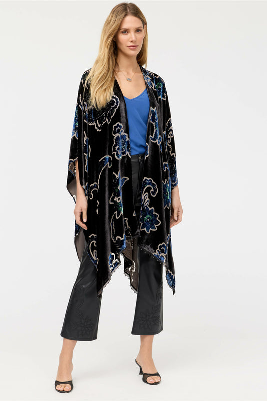 Johnny Was BURNOUT VELVET SHAWL