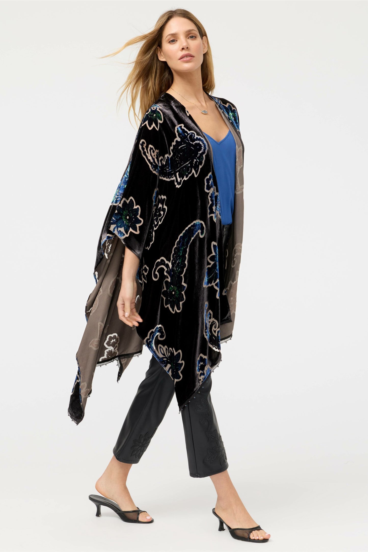 Johnny Was BURNOUT VELVET SHAWL