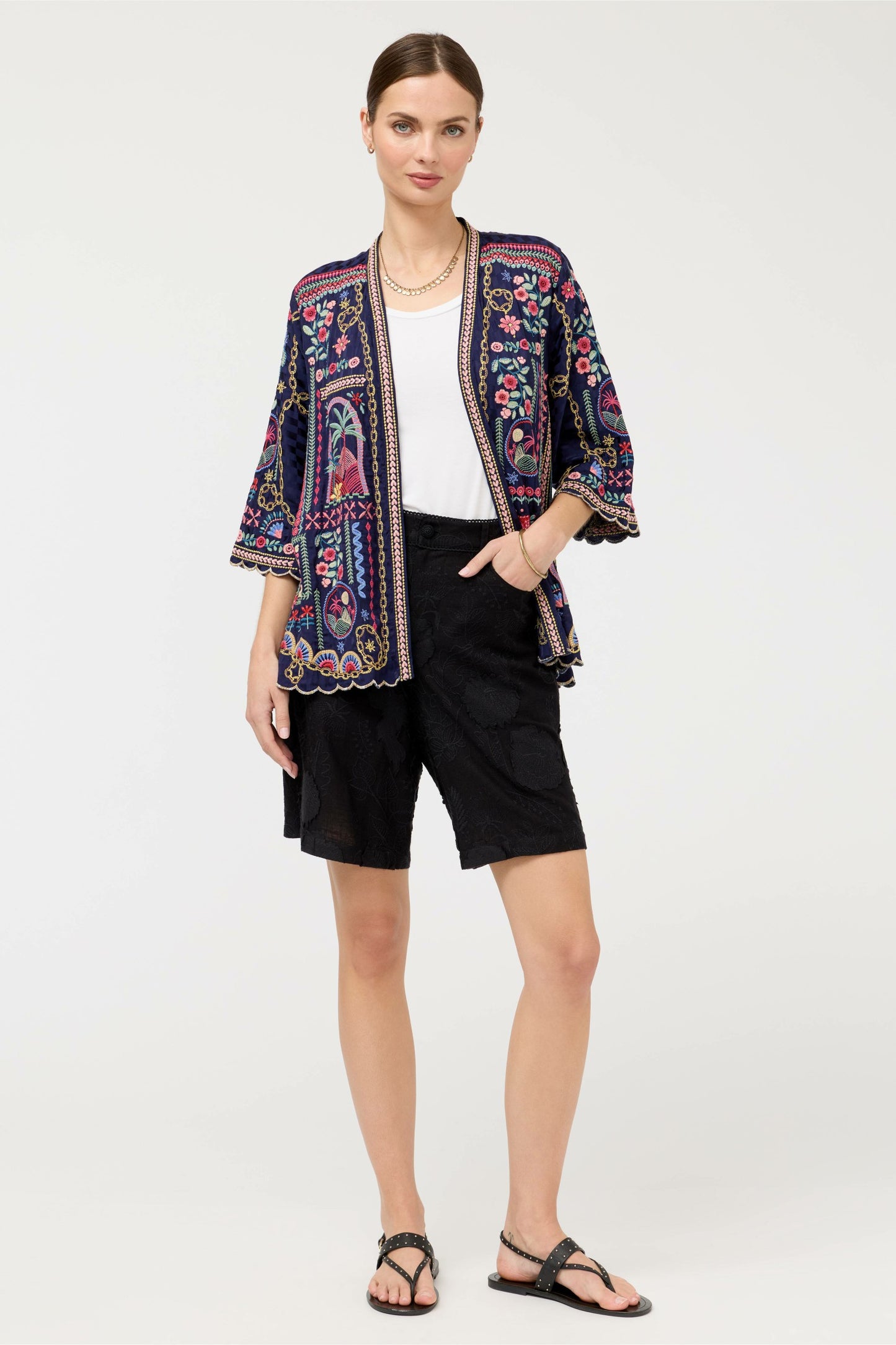 Johnny Was JANICY BERMUDA SHORT